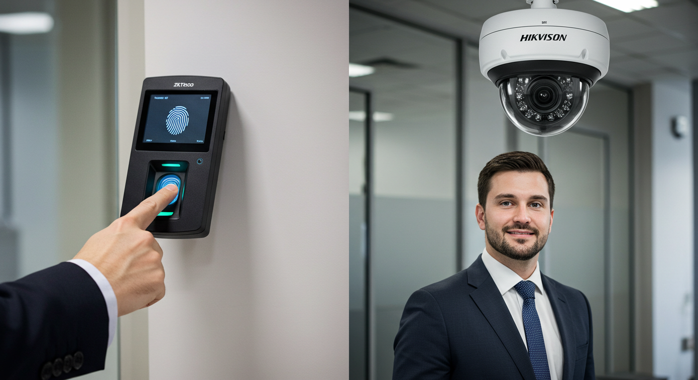 Seguridad electrónica: control de acceso y videovigilancia